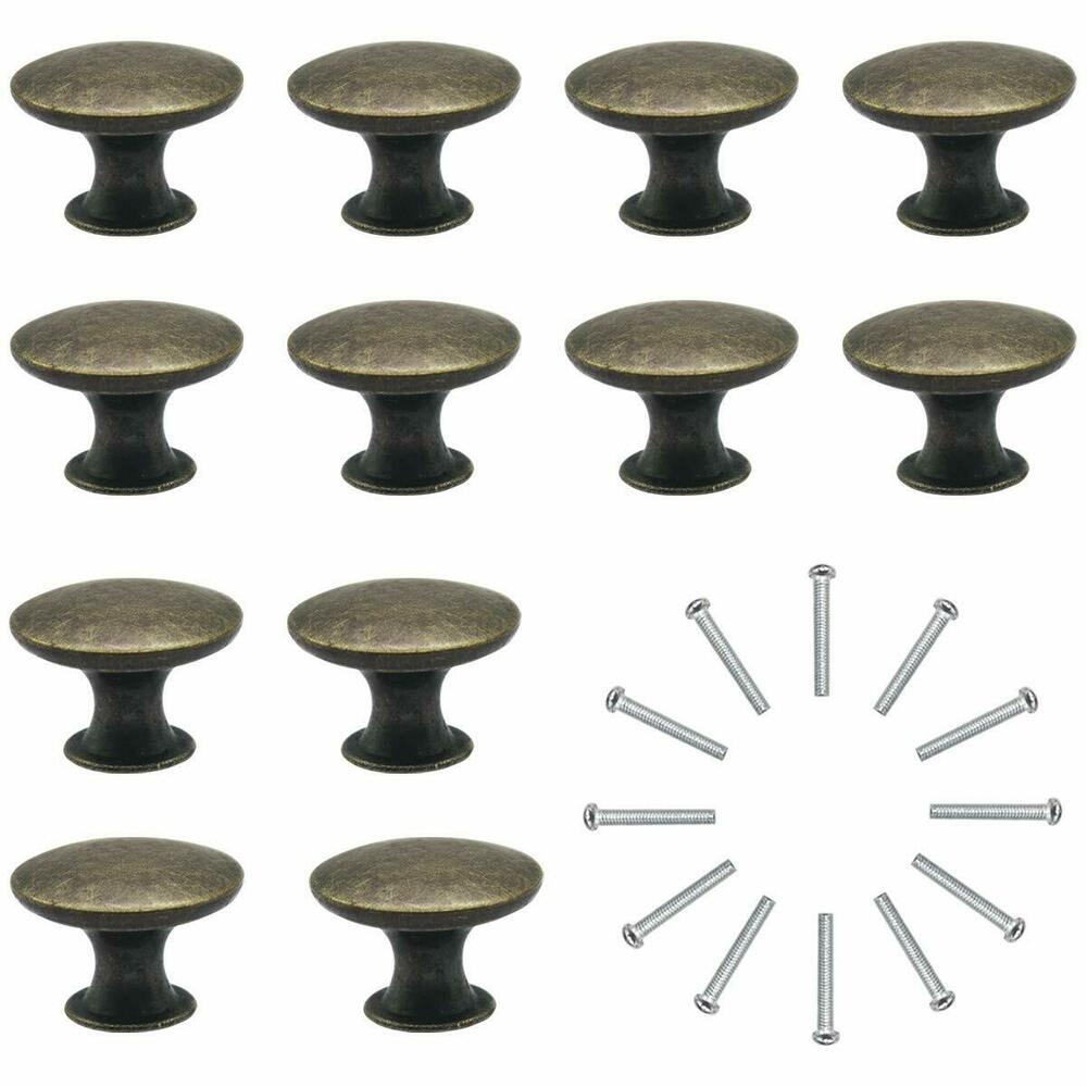 10PCS Antique Cabinet Knobs Handle Furniture Drawer Pulls For Kitchen Wardrobe