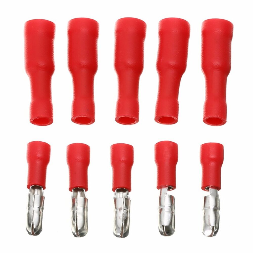 Male & Female Insulated Bullet Cable Connectors Wire Crimp Terminal