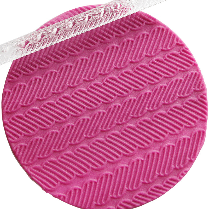 1PC Acrylic Transparent Rolling Pin Brick Carved Texture Polymer Embossing Tool - Picture 14 of 14