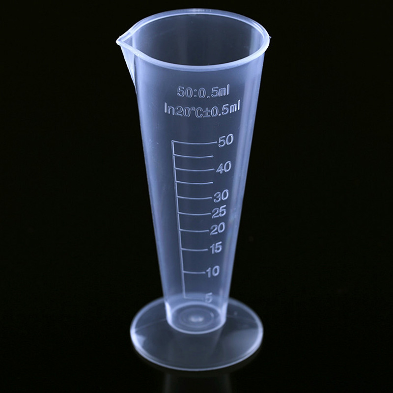 50100ml Plastic Clear Measuring Cup Labs Graduated Beakers Measure Mug Supplies Ebay 7276