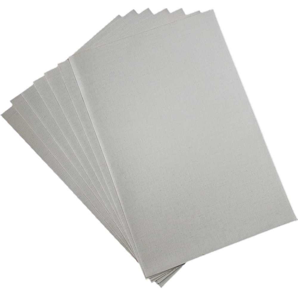 3Pcs A4 Linen Printing Paper Label Sheet Craft for Inkjet Printer