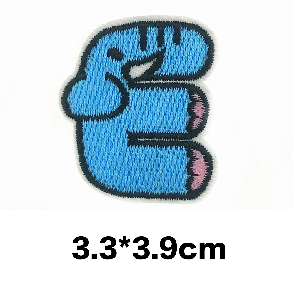 A-Z Animal Cartoon Letter Patches Embroidered Alphabet Applique DIY Sewing Badge - Picture 17 of 38