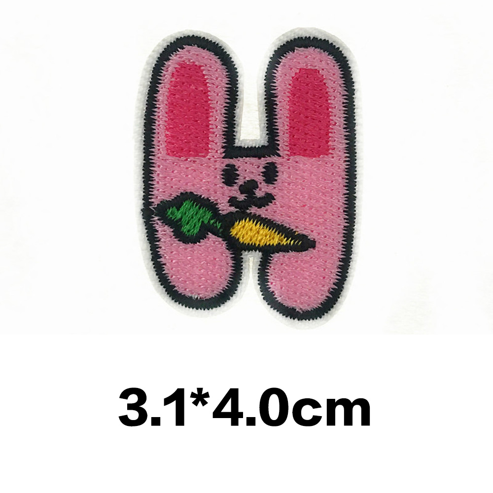 A-Z Animal Cartoon Letter Patches Embroidered Alphabet Applique DIY Sewing Badge - Picture 20 of 38
