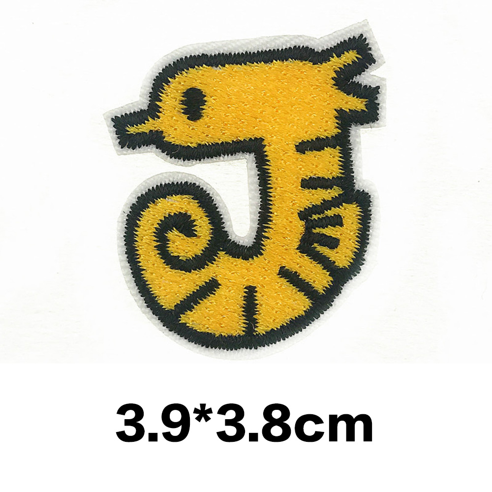 A-Z Animal Cartoon Letter Patches Embroidered Alphabet Applique DIY Sewing Badge - Picture 22 of 38