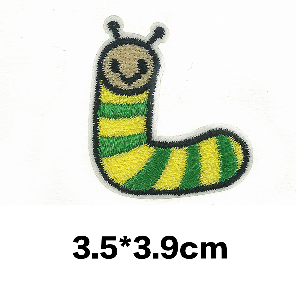 A-Z Animal Cartoon Letter Patches Embroidered Alphabet Applique DIY Sewing Badge - Picture 24 of 38