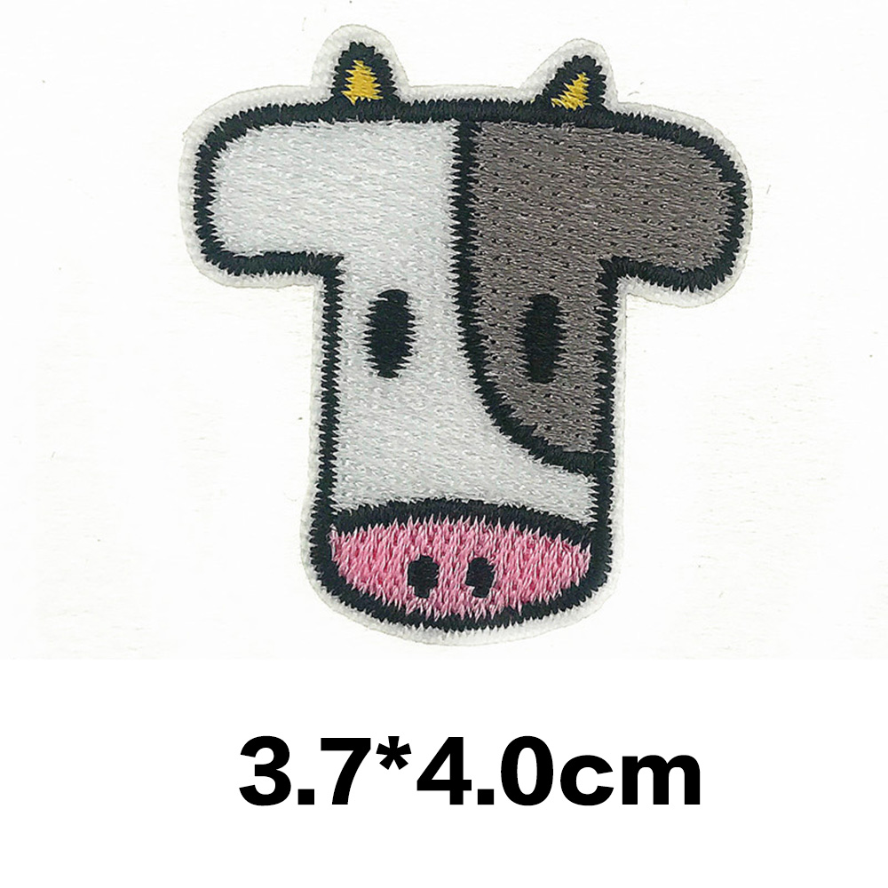 A-Z Animal Cartoon Letter Patches Embroidered Alphabet Applique DIY Sewing Badge - Picture 32 of 38