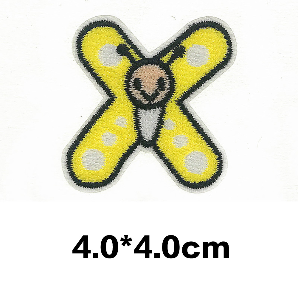 A-Z Animal Cartoon Letter Patches Embroidered Alphabet Applique DIY Sewing Badge - Picture 36 of 38