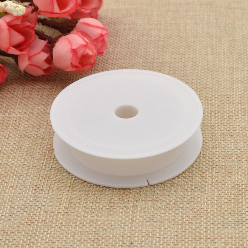 Empty Plastic Bobbin Spools Thread Ribbon Embroidery Sewing Machine Craft Tools - Picture 9 of 13
