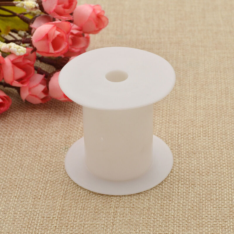 Empty Plastic Bobbin Spools Thread Ribbon Embroidery Sewing Machine Craft Tools - Picture 12 of 13