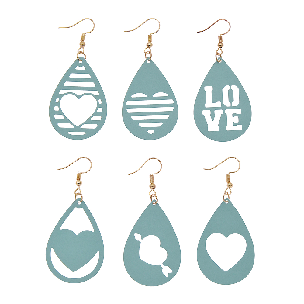 Earring Cutting Dies Teardrop Die Cuts DIY Jewelry Charm Molds