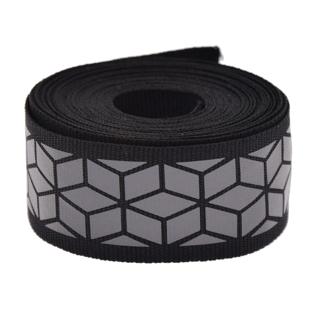 5M Diamond Reflective Elastic Trim Band Belt Safety Warning Tape DIY