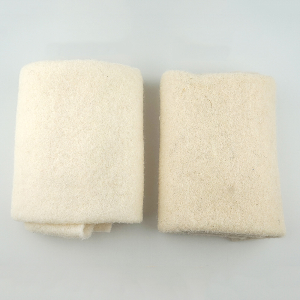Natural Wool Felting Sheet Poke Soft Fabric Needle Felt Craft Supply  48cm/19inch