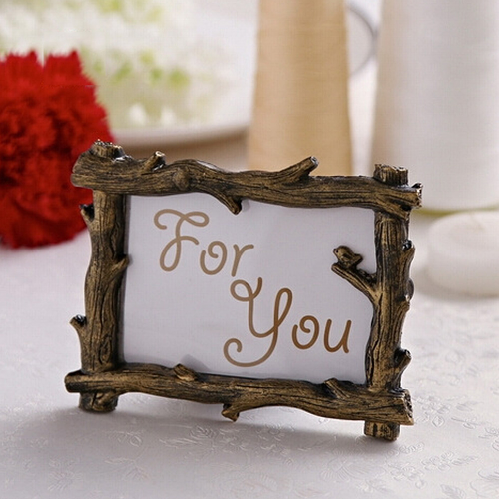 Vintage Small Photo Frame Resin Picture Holder Wedding Home Table Decor  Supplies 