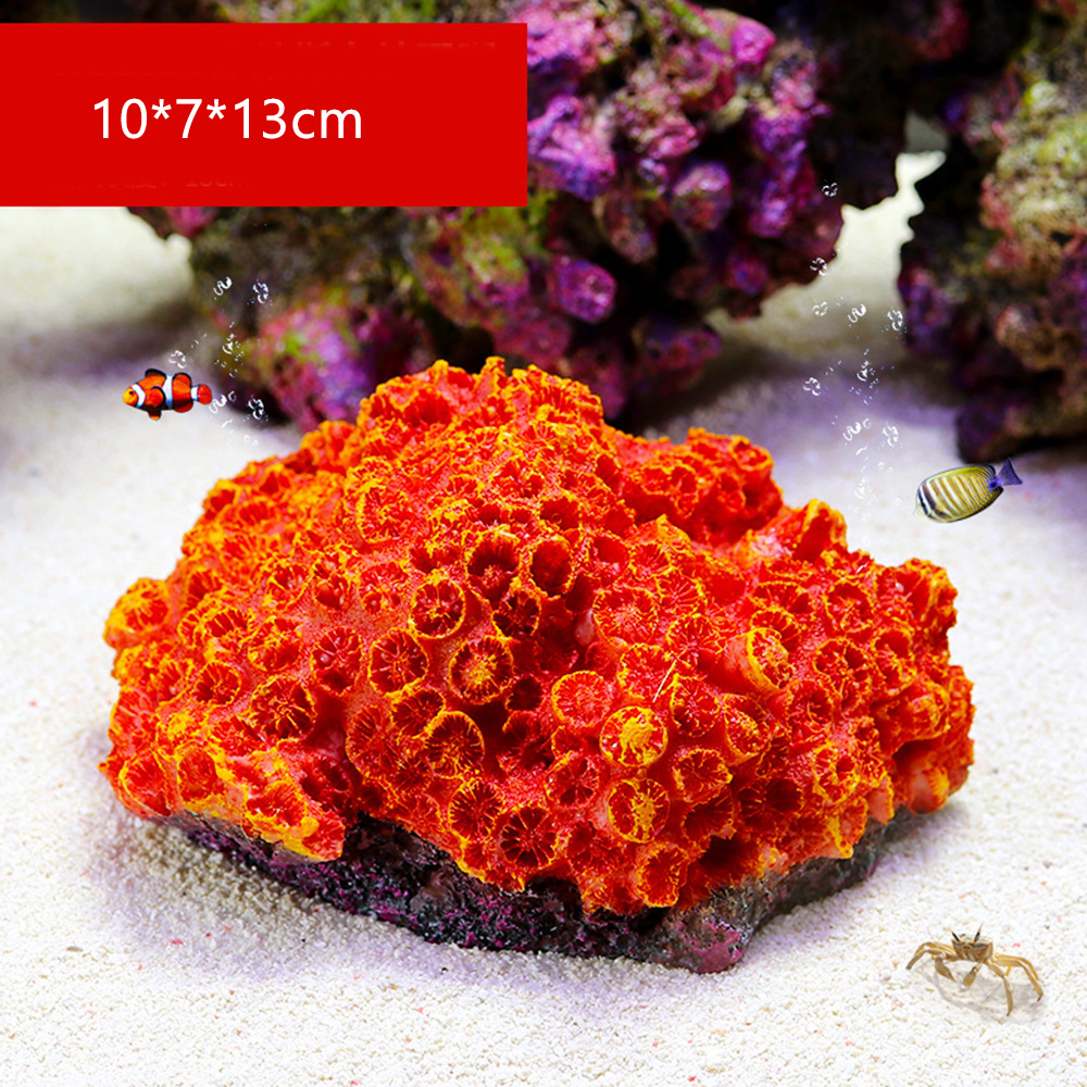 Besimple Artificial Aquarium Coral Ornament Plastic Fish Tank Plants Decoration for Aquarium Landscape 