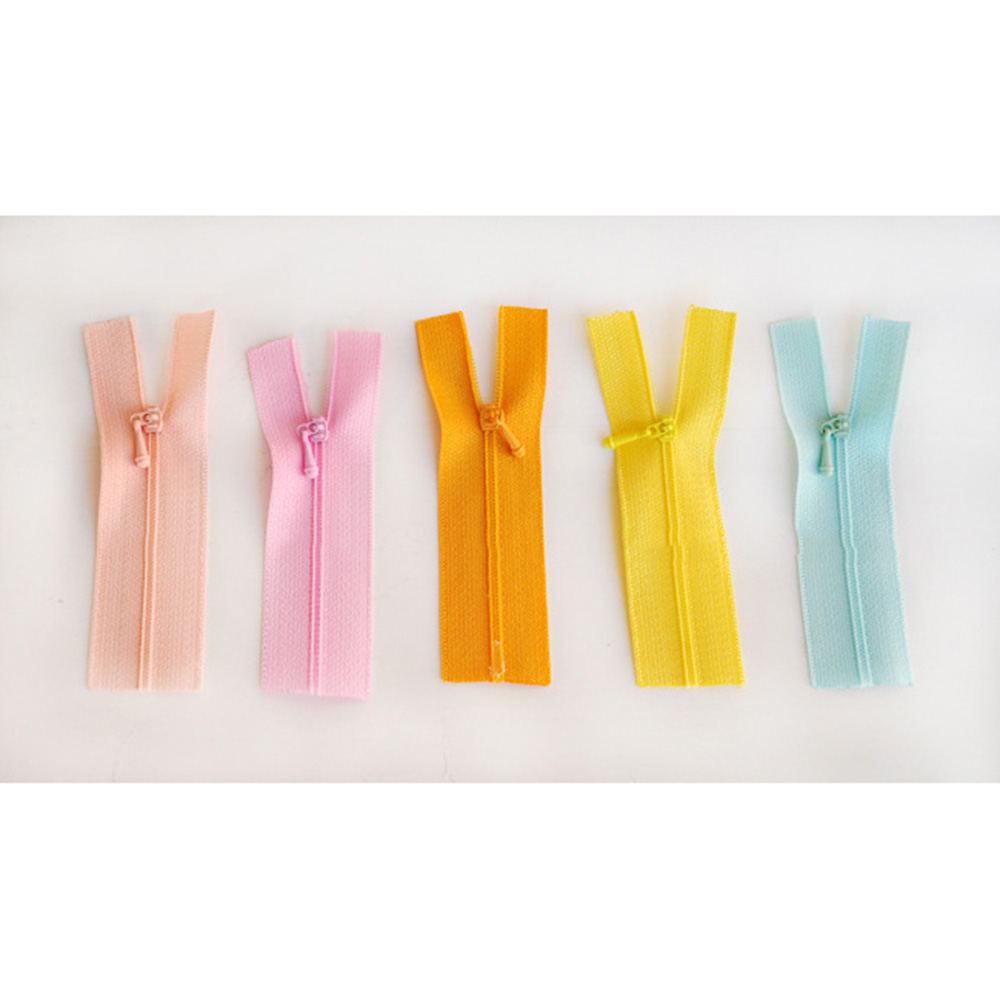 5X Mini Zippers Open End Doll Dress Clothing Sewing Replacement Repair Acc Craft