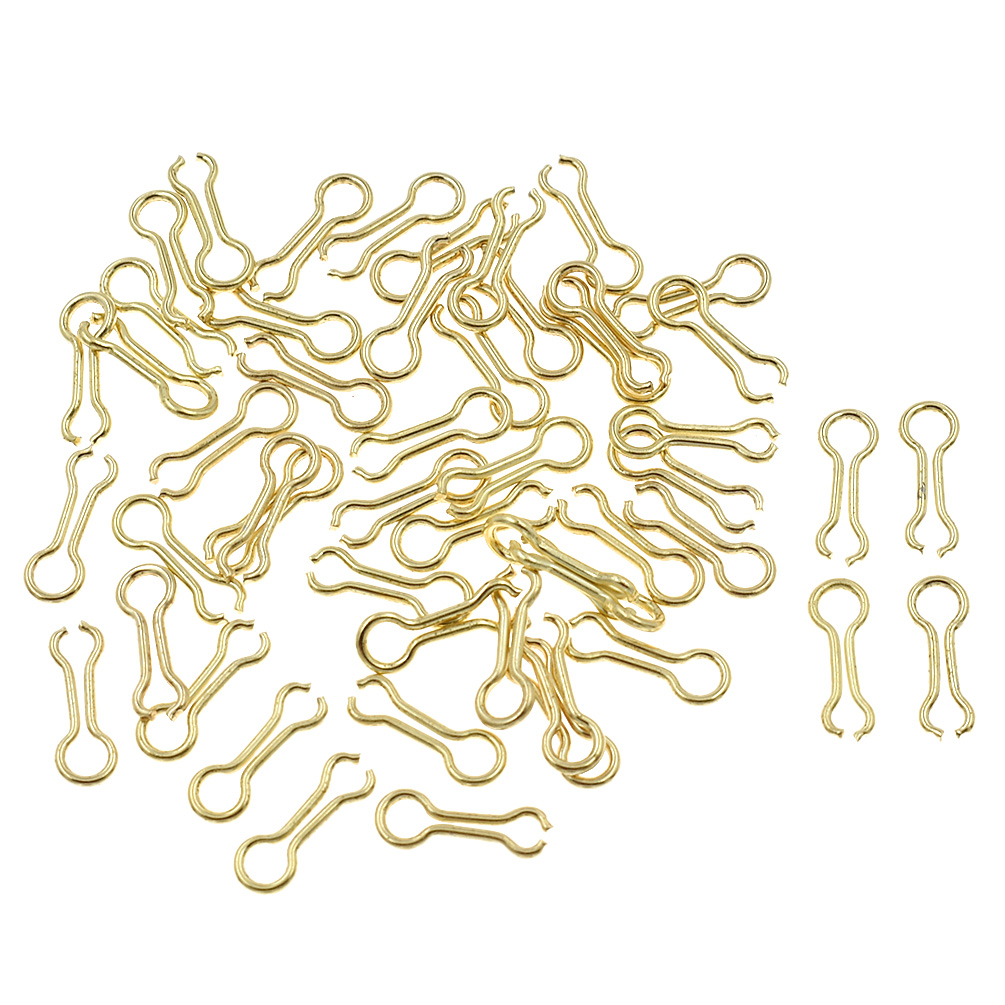 100PCS Brass Sinker Eyes Eyelets for Lead Weight Mold Fishing Tackle Accessories - Picture 8 of 10