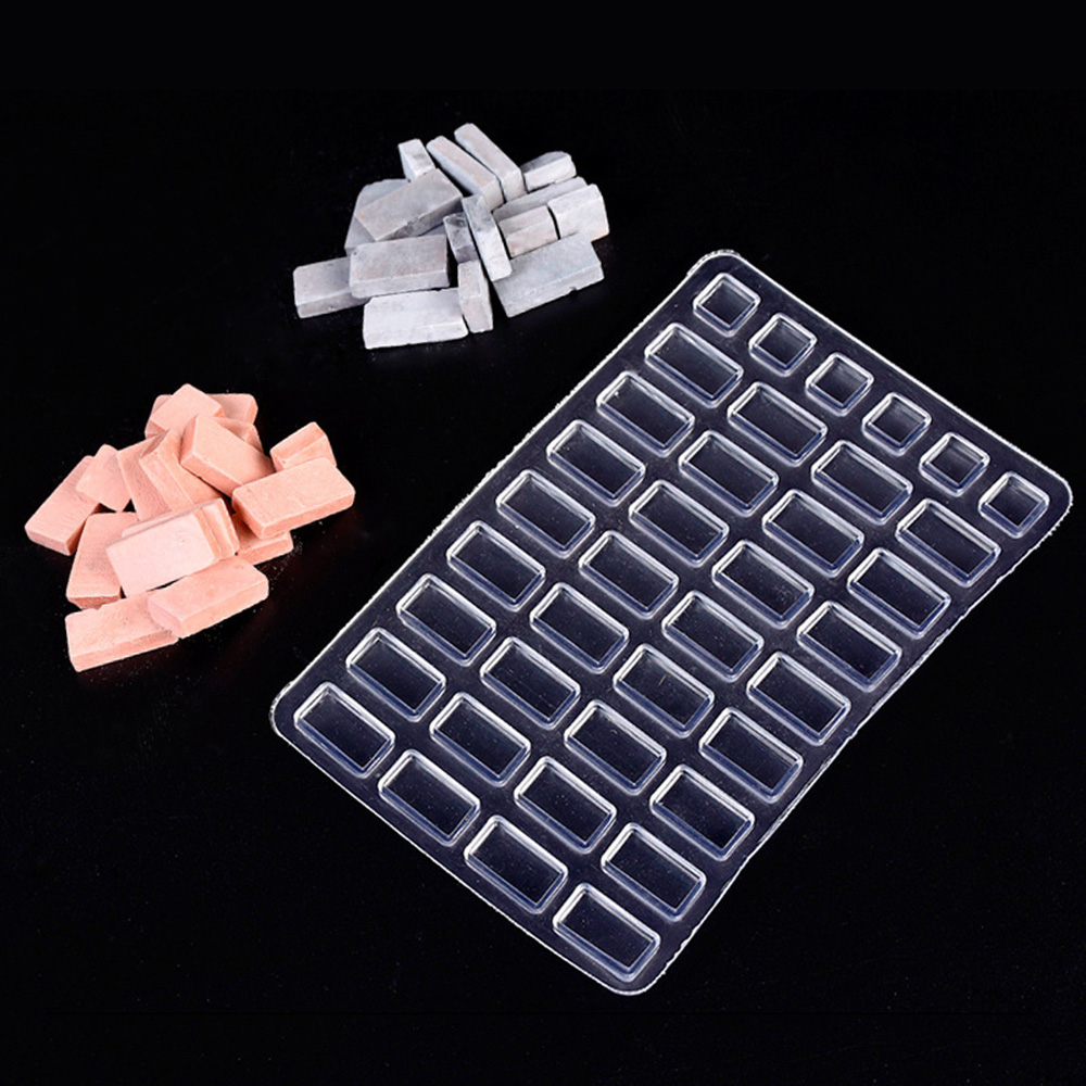 Dollhouse Miniature Brick Mold Mini Building Brick Mold Mason DIY Handmade Mould - Picture 9 of 10