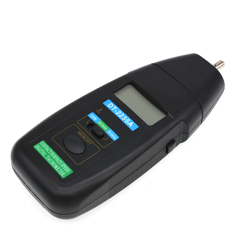 Digital Contact Tachometer Meter RPM Tester Meassurement Counter Tool