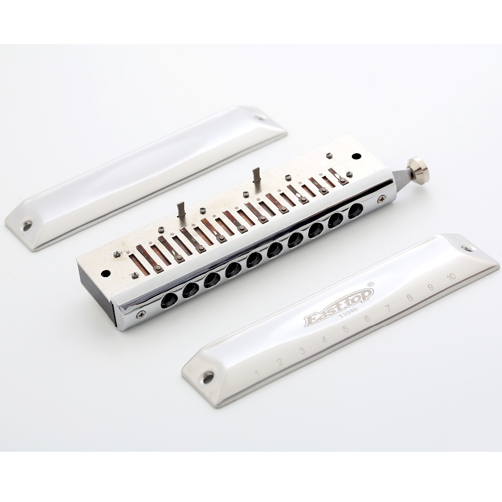 EASTTOP T1040 10 Hole 40 Tones Chromatic Harmonica Pure Thick Key of C