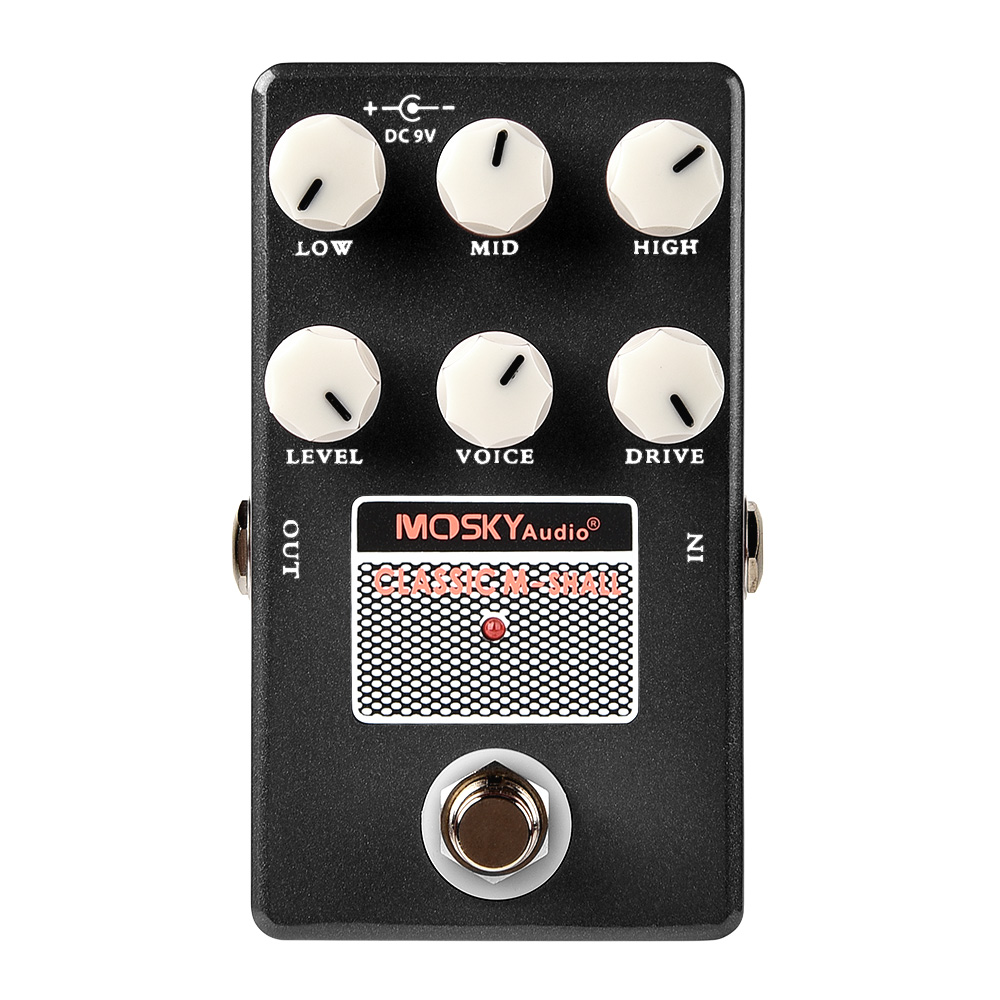 MOSKY Guitar Multi Effect Pedal Reverb Delay Looper Overdrive