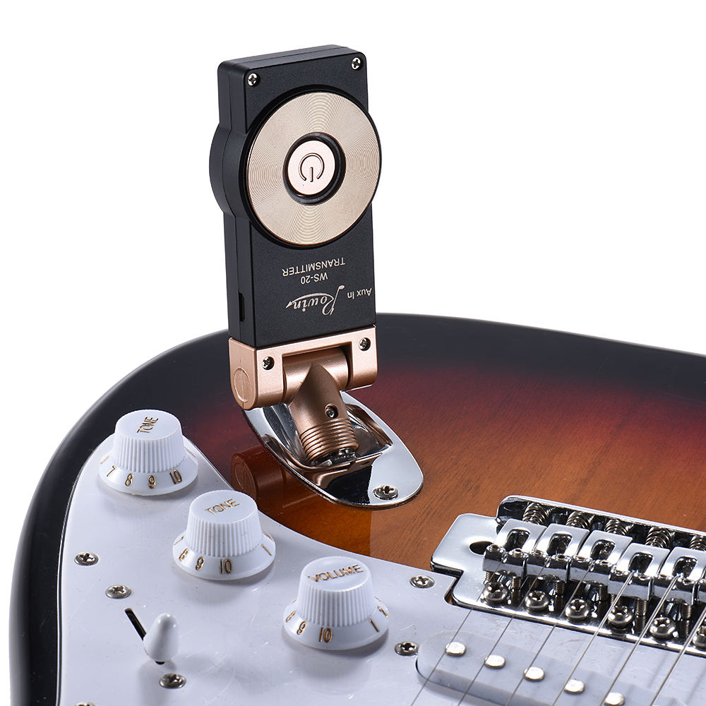 2.4G Guitar Wireless System Transmitter & Receiver Rechargeable 180