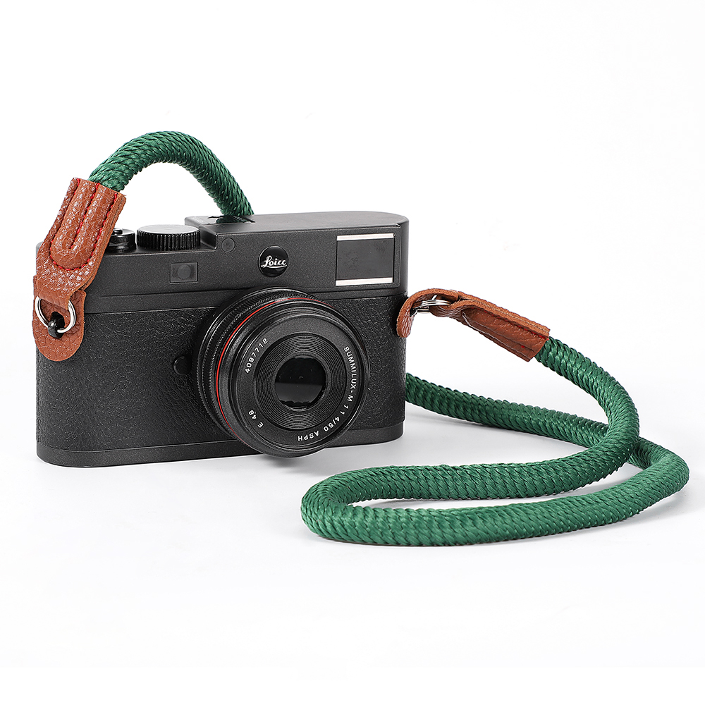 Cotton Rope DSLR Camera Neck Strap Vintage Shoulder Strap Leather Lanyard - Picture 14 of 15