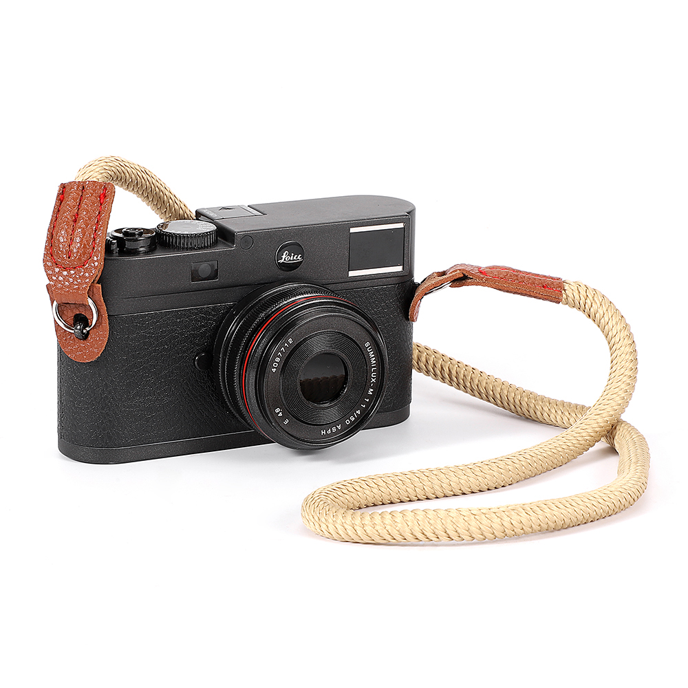 Cotton Rope DSLR Camera Neck Strap Vintage Shoulder Strap Leather Lanyard - Picture 15 of 15