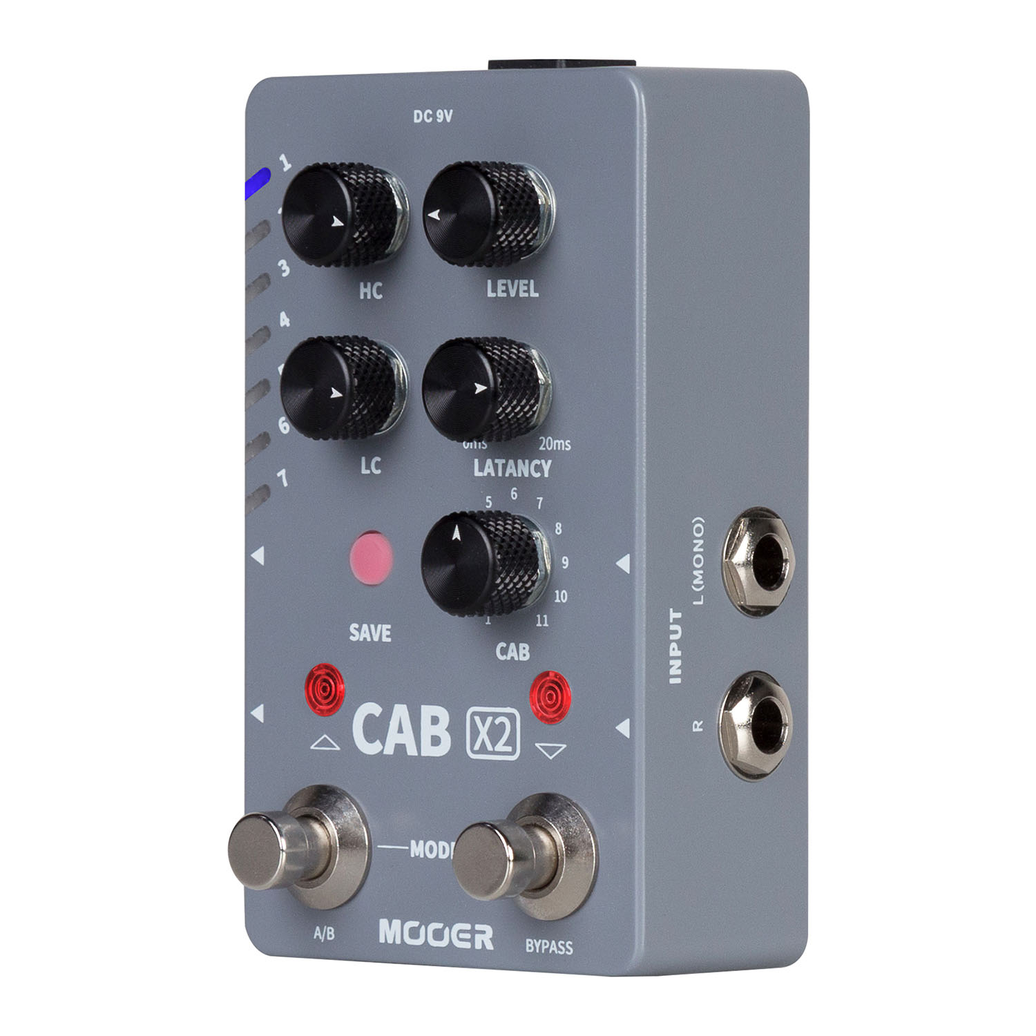MOOER Cab X2 Double Stud IR-loading Stereo Box Simulator Guitar