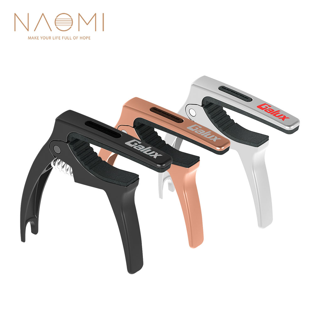 Galux 3in1 Premium Zinc Alloy Capo Quick Change Trigger Clamp Guitar Ukulele - Picture 12 of 12