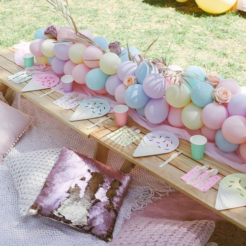 100pcs 10 Macaron Color Pastel Latex Balloons Party Wedding Baby