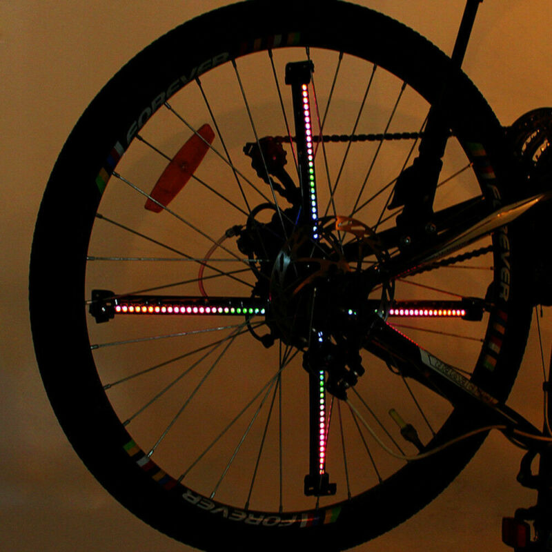 Xuanwheel X1 Diy Programmable Bike Bicycle Wheel 192leds Light Full Colors Spoke Bicycle Lights 7718