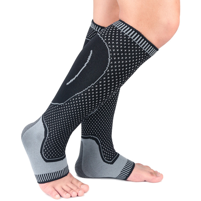 Fitness Calf Leg Compression Sleeve Sock Shin Splint Support Muscle ...