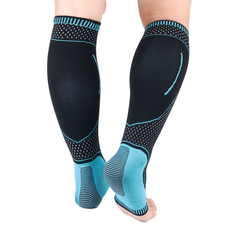 Fitness Calf Leg Compression Sleeve Sock Shin Splint Support Muscle ...
