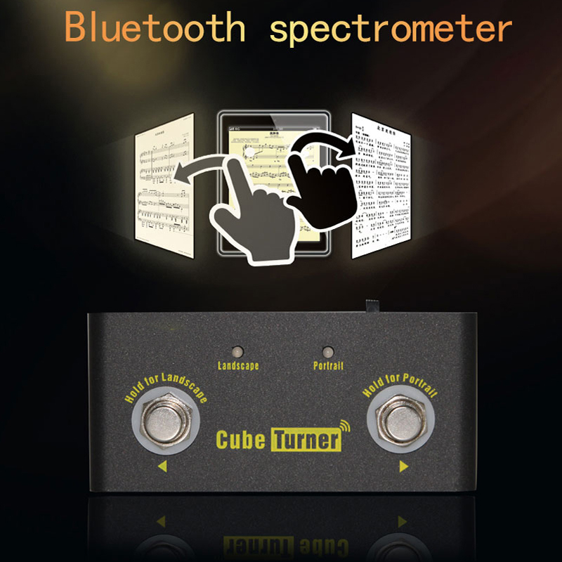 Cube Turner External Guitar Effect Pedal Bluetooth Page Turner For