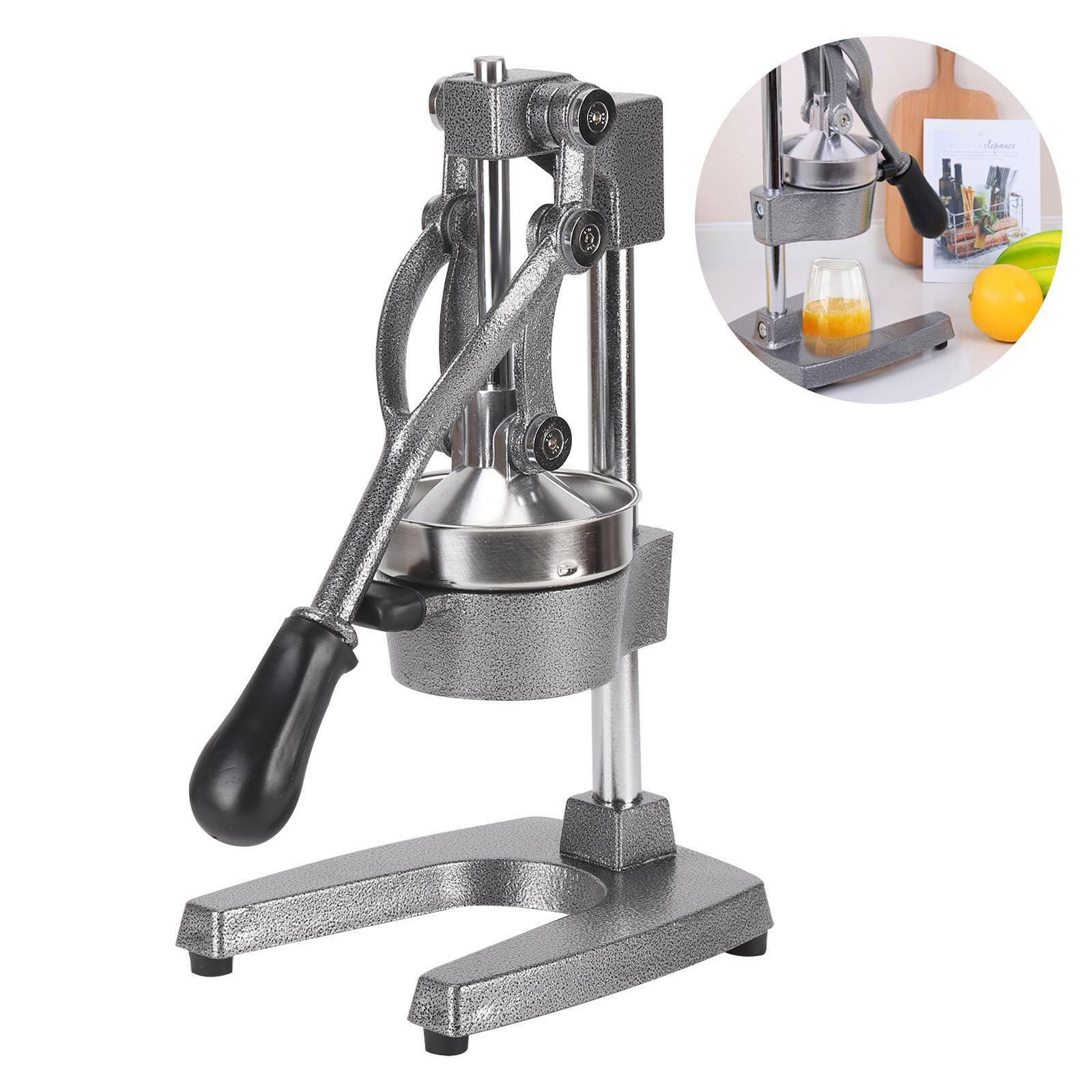 Hand Press Stainless Steel Citrus Squeezer Manual Whole Fruit Juicer