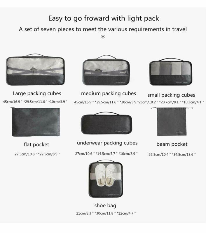 strandbags packing cubes