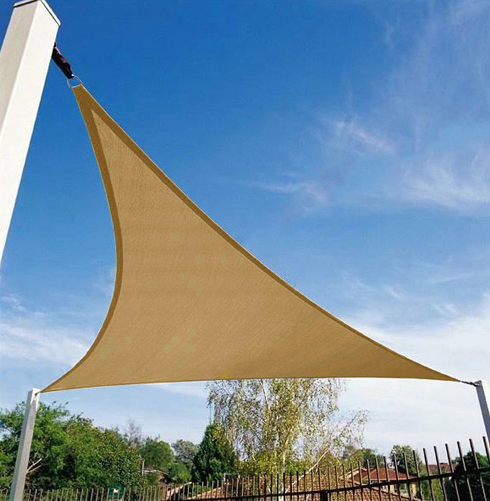 Extra Heavy Duty Shade Sail Shade Cloth Grey Gray Sun Triangle Square Rectangle eBay
