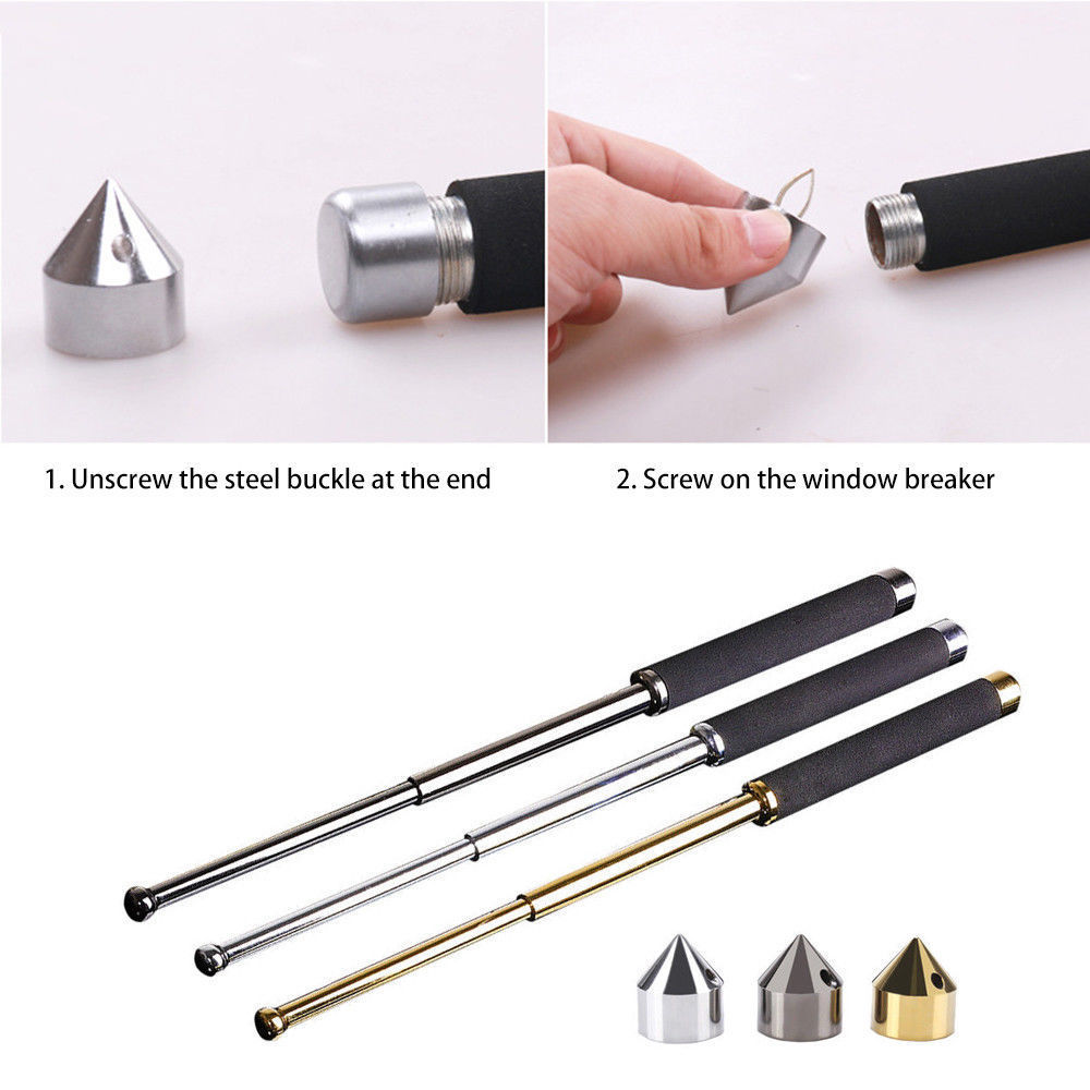 21/26'' Retractable Telescopic Hiking Security Stick Self-Protector
