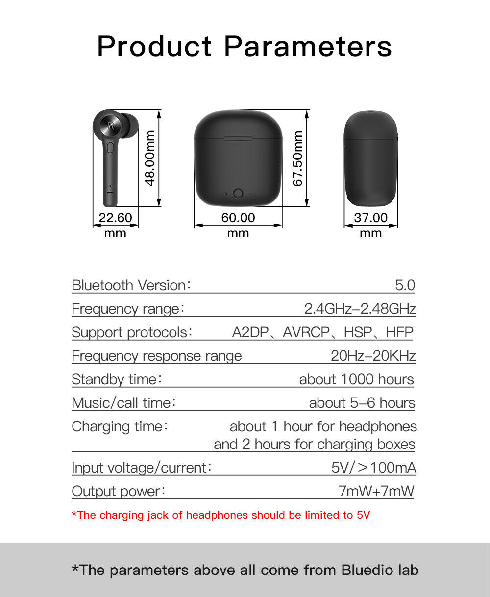 Bluedio Hi Wireless Bluetooth Earphone For Phone Stereo Sport Earbuds
