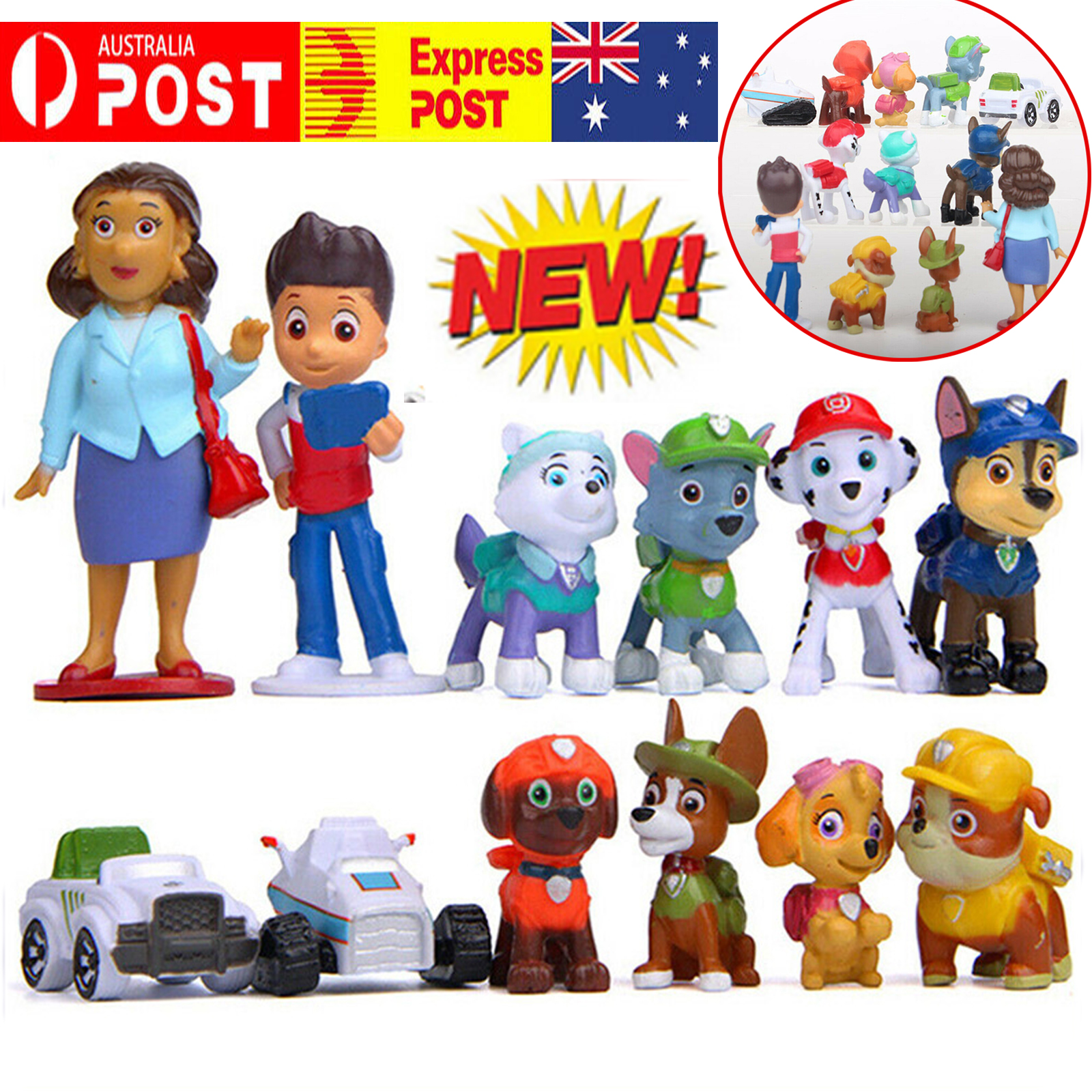 paw patrol toys complete set