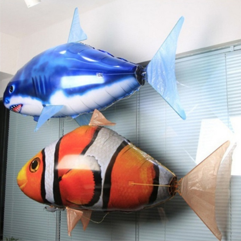 Air Swimmer RC Remote Control Flying Shark Balloon Toy ...